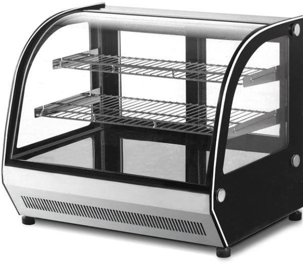 25'' CHEF Refrigerated Countertop Display Case Curved -  LISA-66C