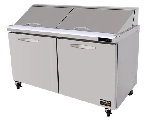 Kool-It Signature 60" Mega Top Refrigerated Prep Table with Two Doors KSTM-60-2