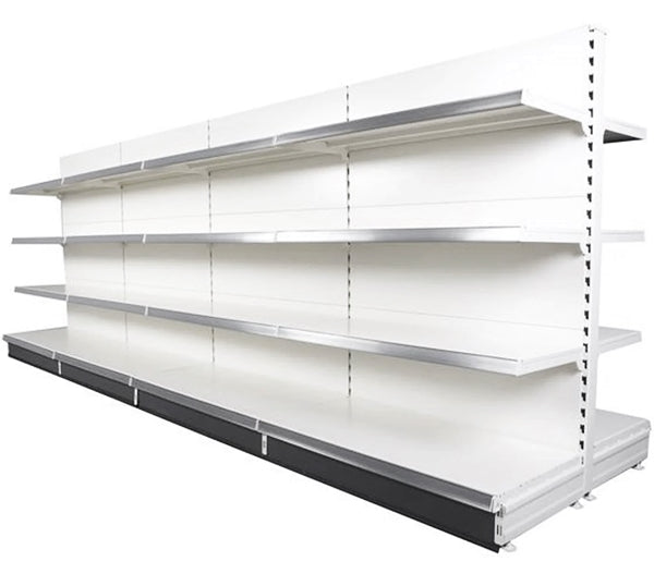 White Double Side Heavy Duty Gondola Shelves YSD S002A