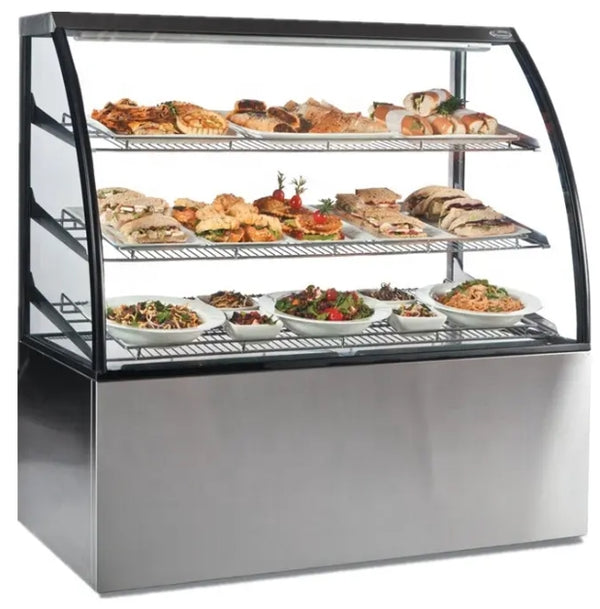 60'' Pastry Display Warmer Curved Glass HD-1503C