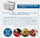 45'' Under Counter Refrigeration Prep Unit UBT-01