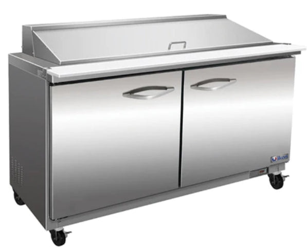 Ikon 36.2" Mega Top Refrigerated Prep Table with Two Doors ISP36M