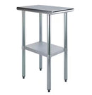 Stainless Steel Worktable 24"x15" M-2415-NB