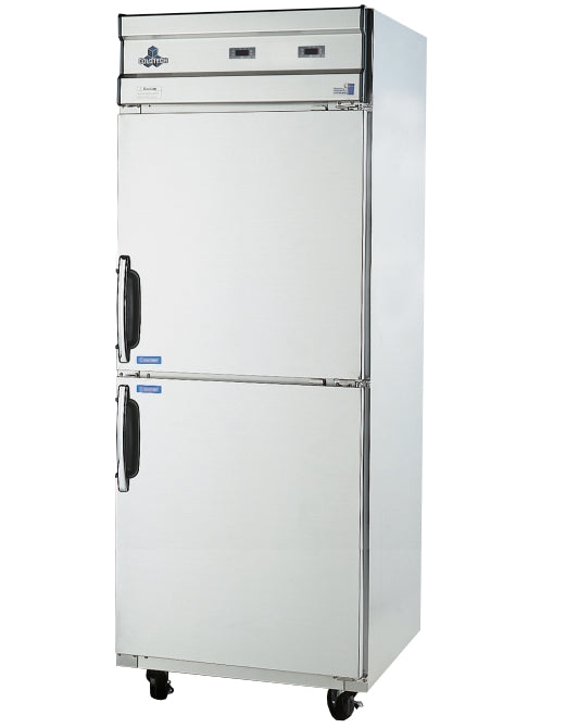 Double Solid Door Cooler/Freezer Combo Used FOR01981