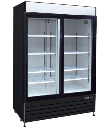 55'' EFI 2 Door Glass Freezer Merchandiser 43.5 Cu.Ft. - F2-54GDVC