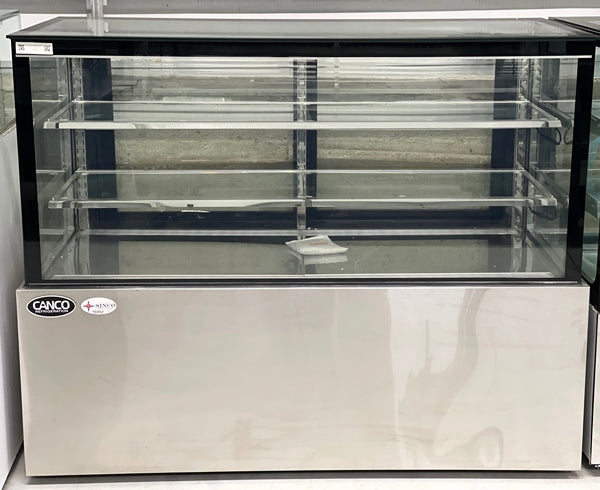 59'' CANCO Refrigerated Pastry Display Case 17.7 Cu.Ft - PC-59-2