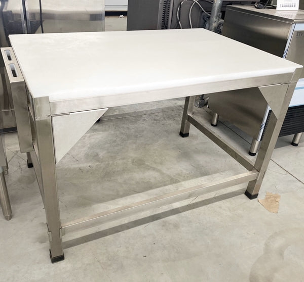 48'' Butcher Table with Poly Top Board S-48