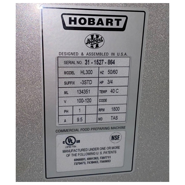 Hobart 30 Qt. Planetary Floor Mixer Used FOR01942