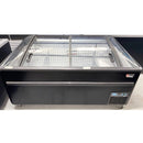 99'' CHEF Combined Island Freezer End Unit With Sliding Glass Top CQS-25L