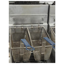 Pitco 40C+ 40 Lb Floor Tube Fired Natural Gas Fryer Used FOR02313