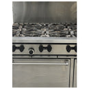SunFire X Series 60" Natural Gas Range w/ 2 Ovens & 10 Open Burners Used FOR02317