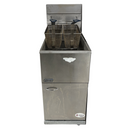 Pitco 40C+ 40 Lb Floor Tube Fired Natural Gas Fryer Used FOR02313