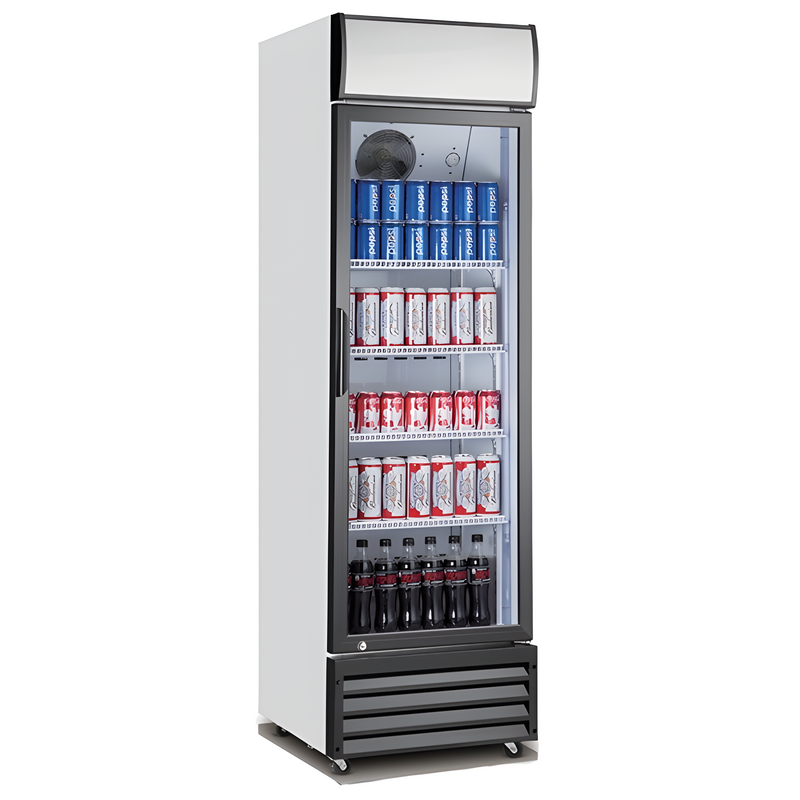 28'' CHEF Single Glass Door Upright Cooler with TV 23 Cu.Ft - LG-650TV