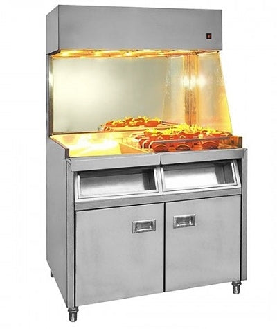 CHEF Fry Warmer Dump Station Electric with Cabinet JI-102