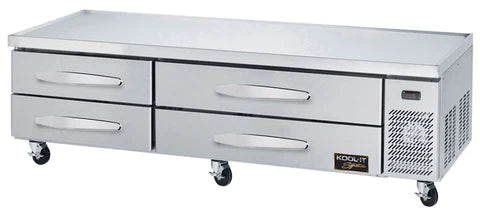 Kool-It Signature 84" Four Drawer Refrigerated Chef Base KCB-83-4M