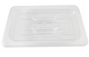 Omcan Polycarbonate Quarter-size Clear Solid Cover for Food Pan 80020