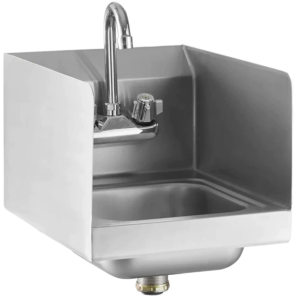 Sinco Hand Sink with Side Splash Guards SF-SINK17S