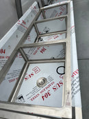 79'' CHEF Three Tub Sink with Centre Drain & No Drainboard CH-2017