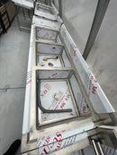 79'' CHEF Three Tub Sink with Centre Drain & No Drainboard CH-2017