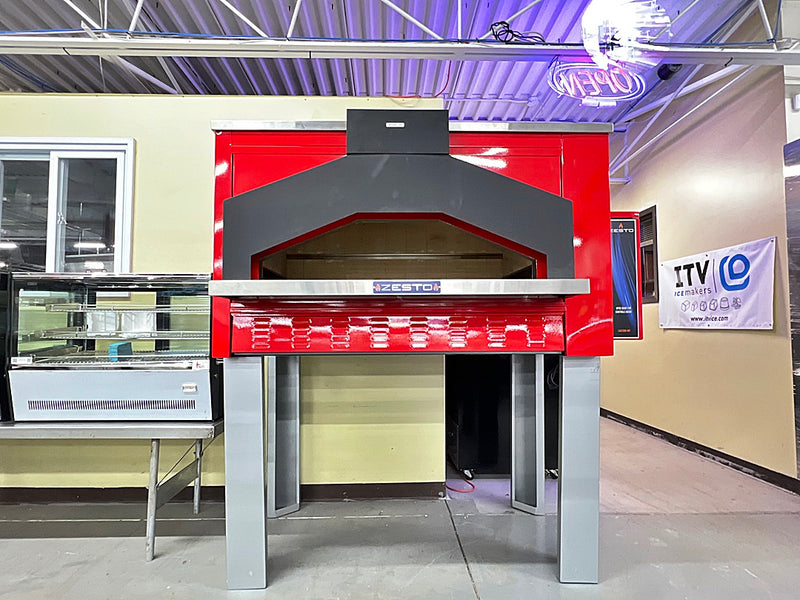Zesto Open Brick Deck Pizza/ Bake Oven Gas 312SS-OB