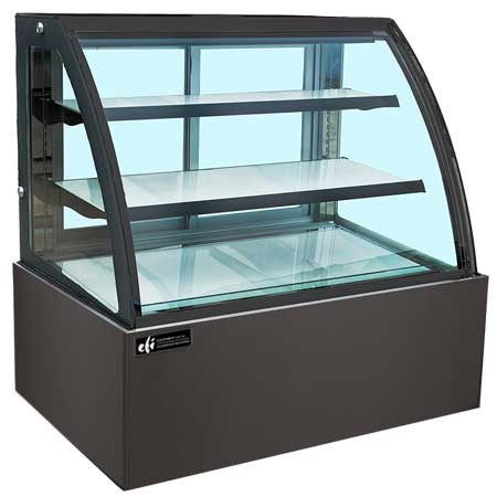 EFI 59'' Curved Glass Refrigerated Display Case 17.6 Cu.Ft - CGCM-5947