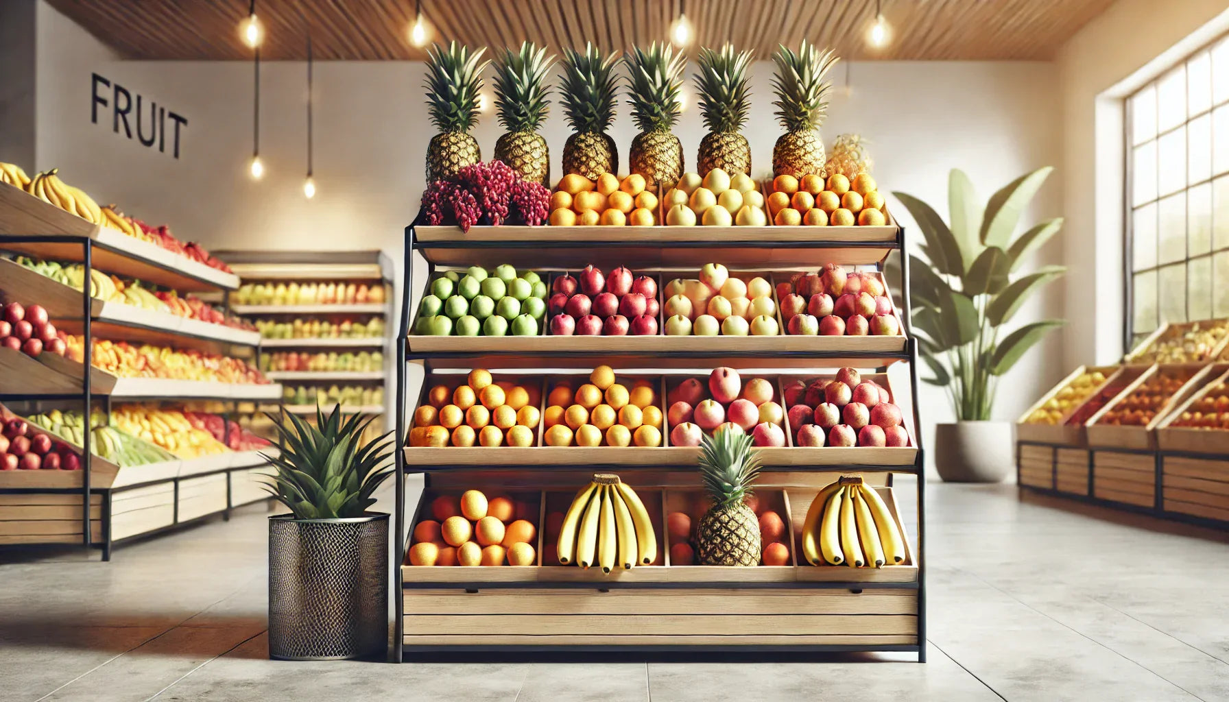 HBR Double & Single Side Fruit Rack Installation