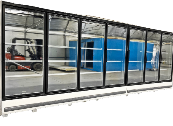 USED 18Ft. Remote 7 Door Freezer FOR01789