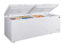 21 Cu Ft Dual Door Convertible Chest freezer or Fridge with Wheels KKCF21-W