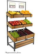 54'' Fruit & Vegetable Single Side Rack HBR-3002