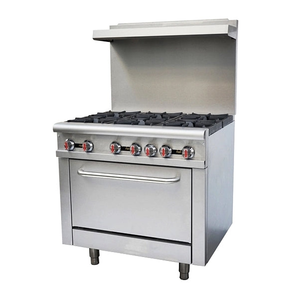 36" Omcan Commercial Gas Range Natural Gas 43151