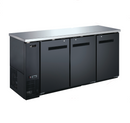 EFI 72″ 3 Door Solid Back Bar Refrigerator CBBDR3-72CC