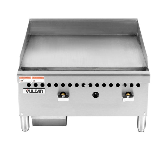 Vulcan Natural Gas 24" Countertop Griddle with Manual Controls VCRG24-M1