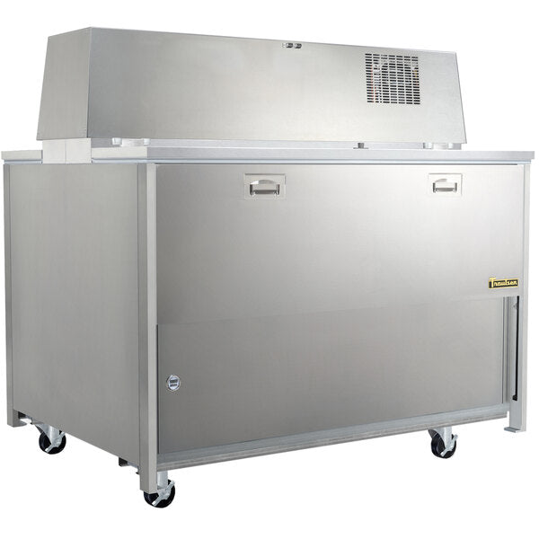 Traulsen 34" Single Sided School Milk Cooler with 4" Casters RMC34S4