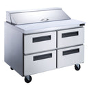 New Air  60" Refrigerated Salad/Sandwich Prep Table NPT-60SA-4D