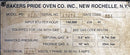Baker's Pride Double Deck Pizza Oven Natural Gas, FC-616 and Y600, Used FOR01869