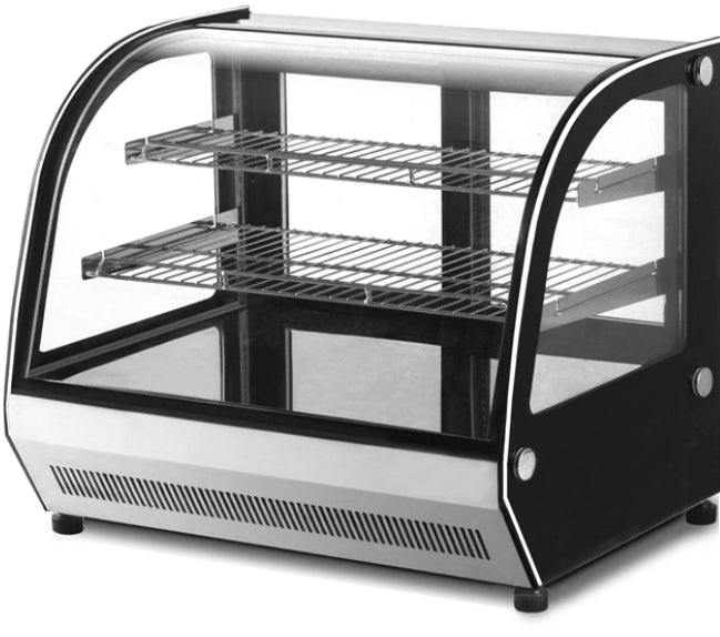 25'' CHEF Refrigerated Countertop Display Case Curved LISA-66C