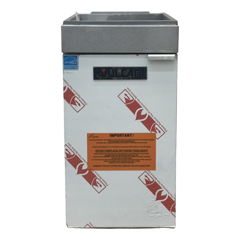 Vulcan Natural Gas 35-40 lb. Floor Fryer with Millivolt Controls 1VEG35M