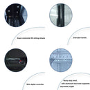 52" Alaska-Line Double Swing Glass Door Cooler 38.3 Cu.Ft., HIT-802