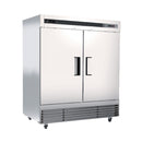 EFI 2 Door Solid Reach In Freezer F2-54VCX