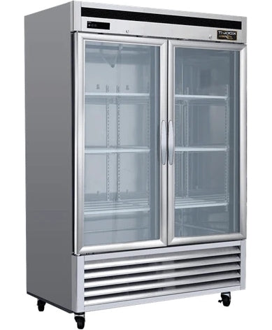 54" Kool-It Signature Double Glass Door Display Cooler 44 Cu.Ft., KBSR-2G