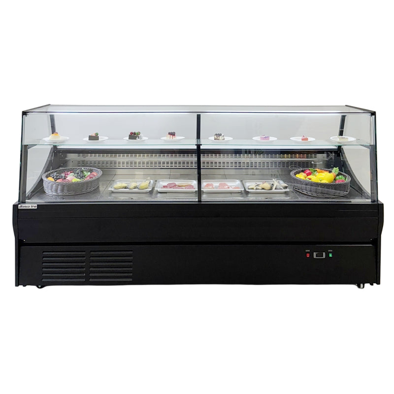 78'' Alaska-Line Square Deli and Meat Display Cooler with Storage HIT-817