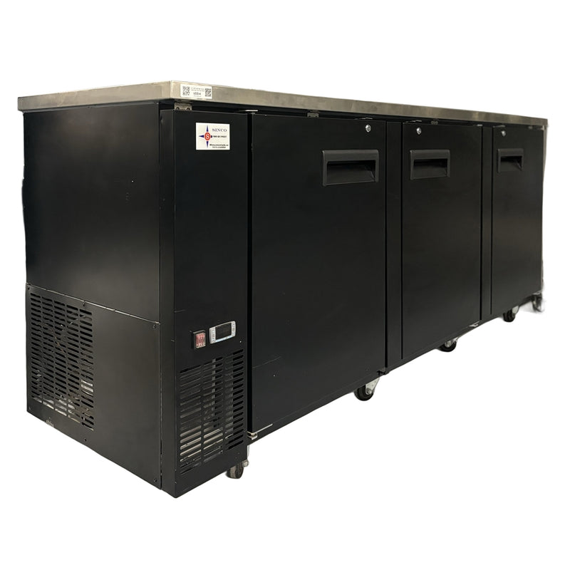91'' CHEF Draft Beer Cooler Triple Door Two Tap Towers UDD-4
