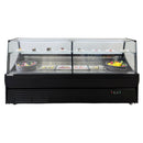 97'' Alaska-Line Square Deli Meat Showcase Cooler with Storage HIT-818