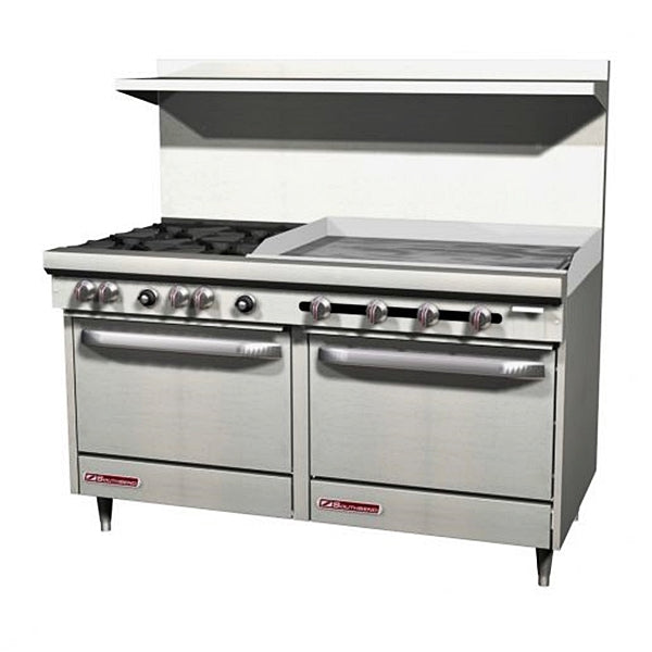 60'' Southbend Range Oven with 36'' Griddle & 4 Burners S60DD-3G