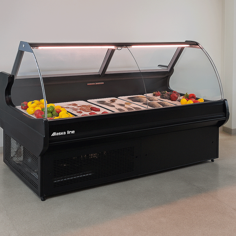 78'' Alaska-Line Meat/Deli Display Cooler 14.4 Cu.Ft - HIT-26