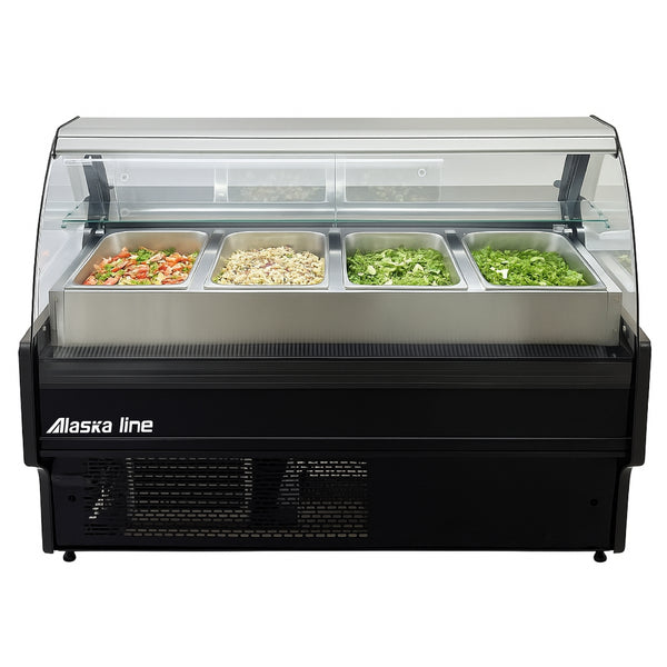 63'' Alaska-Line Salad Prep Table with GN Pan HIT-36