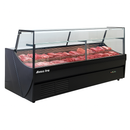 97'' Alaska-Line Square Deli Meat Showcase Cooler with Storage HIT-818