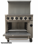 Sinco Signature 6 Burner 36" Electric Range & Oven SC-149