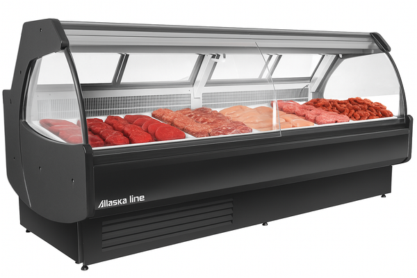 77'' Alaska-Line Meat/Deli Display Cooler Remote or Self-Contain Options HIT-44