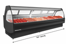 154''  - 12.8 ft Alaska-Line Gravity Cooling Meat/Deli Display Cooler Remote or Self-Contain Options HIT-1574
